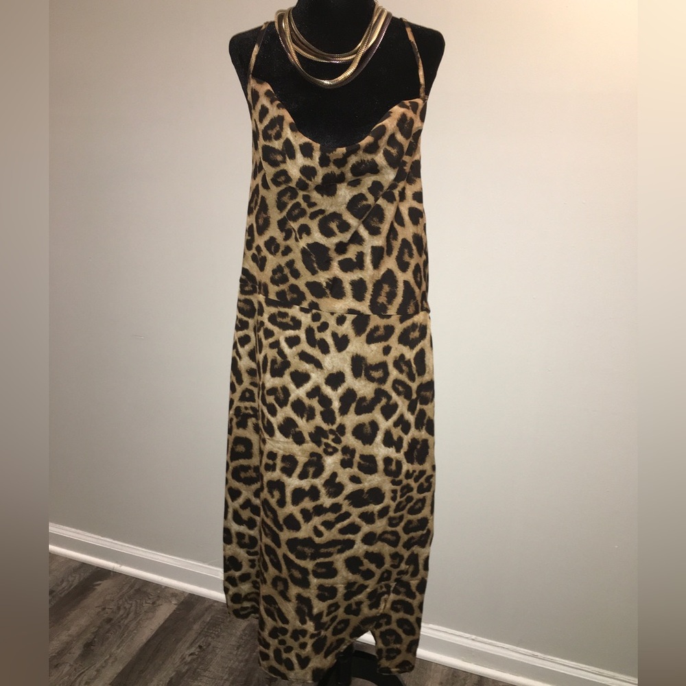Shein Leopard Dress Size 1 X